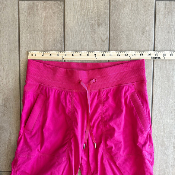 Lululemon Womens Mid-Rise Dance Studio Pants Size 8 Full Length Pink Athleisure - Picture 7 of 9